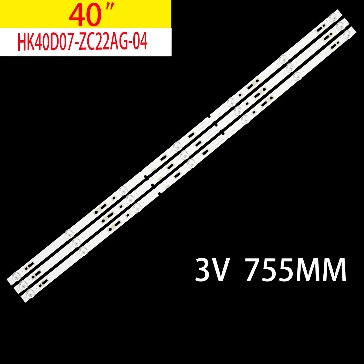 Подходит для 40-дюймовой ленты 303HK400038 HK40D07-ZC22AG-04, 3 полоски с 7-ламповой лентой подсветки ЖК-дисплея 755 мм 3 В
Подходит для 40-дюймовой ленты 303HK400038 HK40D07-ZC22AG-04, 3 полоски с 7-ламповой лентой подсветки ЖК-дисплея 755 мм 3 В