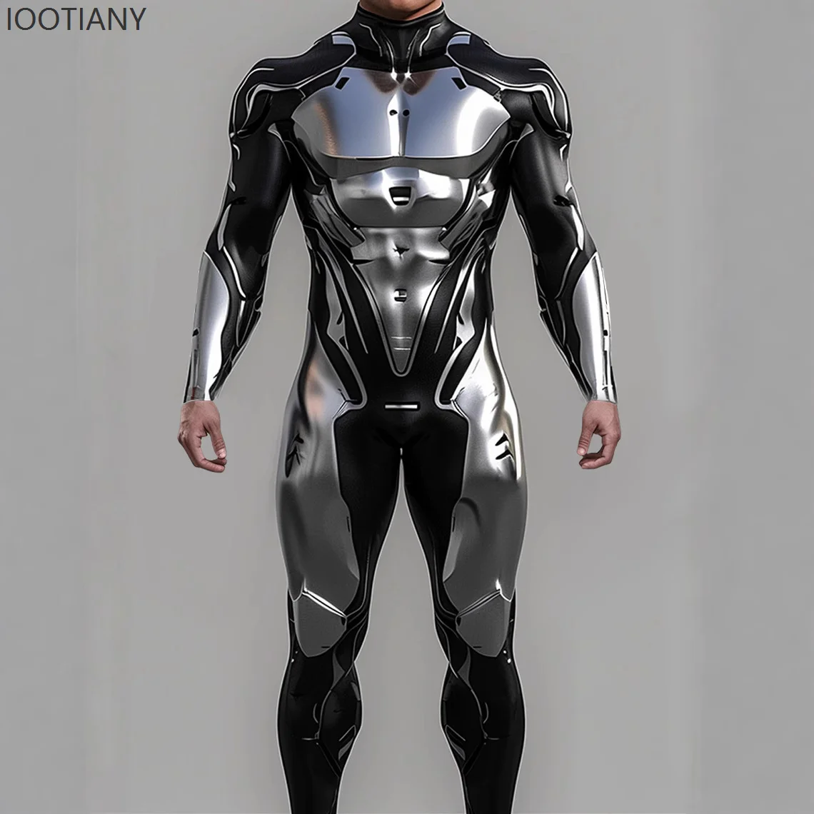 IOOTIANY Men's Cyberpunk Mechanical Armor Bodysuit Cool Warrior Role Play Tights Clothing Halloween Party Performance Zentai
IOOTIANY Men's Cyberpunk Mechanical Armor Bodysuit Cool Warrior Role Play Tights Clothing Halloween Party Performance Zentai
