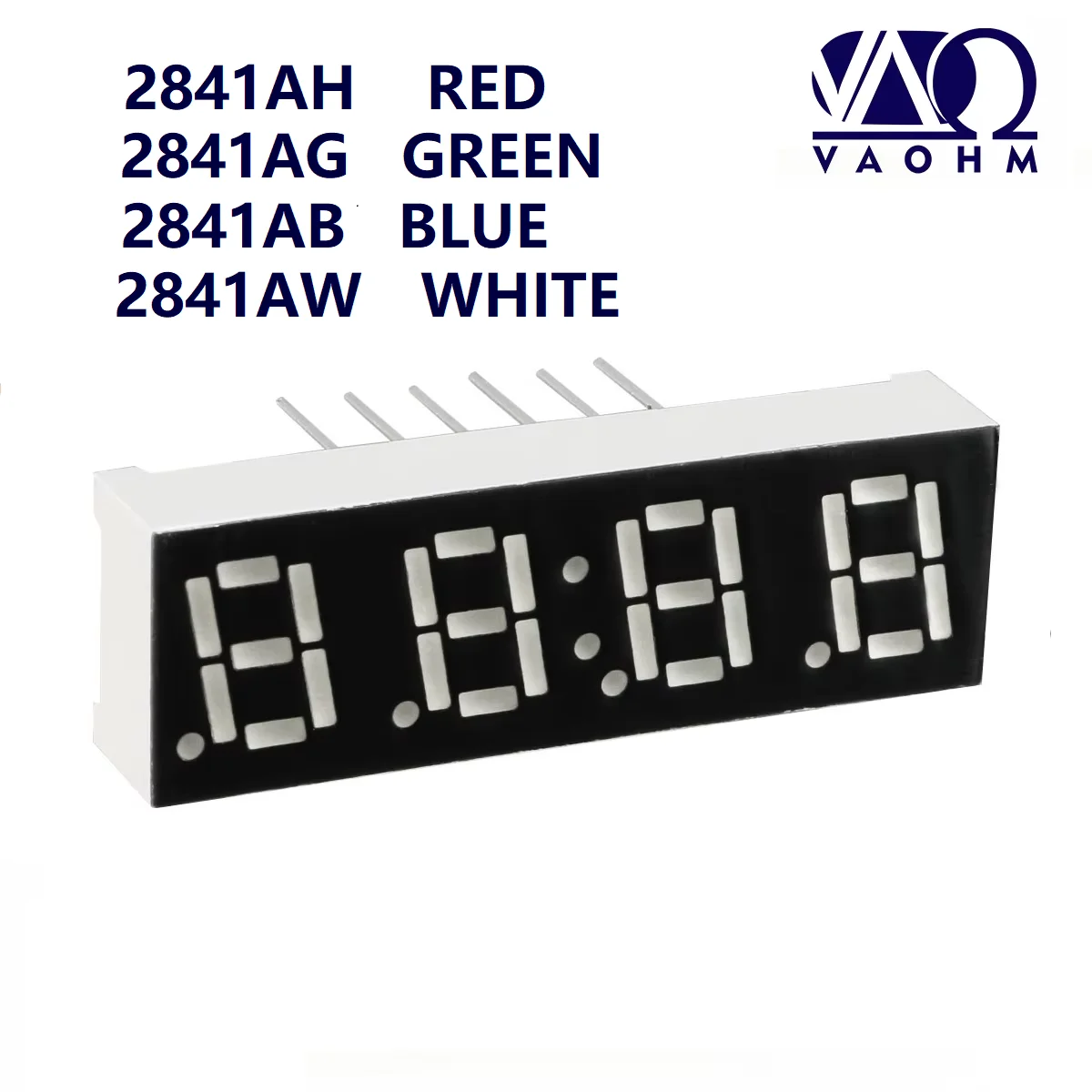 20 шт. 2841AH 2841AB 2841AG 2841AW 0,28-дюймовые семисегментные светодиодные дисплеи с общим катодом, четырехразрядные, красные, синие, зеленые, белые
20 шт. 2841AH 2841AB 2841AG 2841AW 0,28-дюймовые семисегментные светодиодные дисплеи с общим катодом, четырехразрядные, красные, синие, зеленые, белые