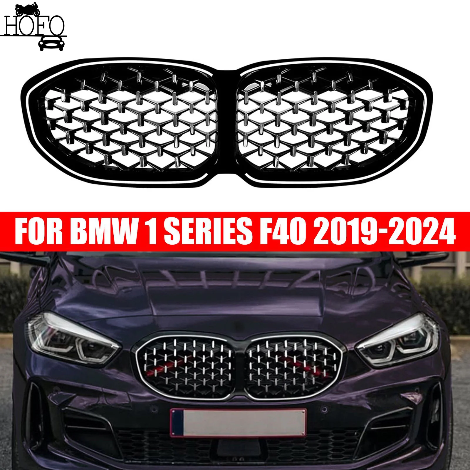 For BMW 1 Series F40 2019-2024 Car Front Kidney Grille Luminous LED Grill Car Accessories
For BMW 1 Series F40 2019-2024 Car Front Kidney Grille Luminous LED Grill Car Accessories