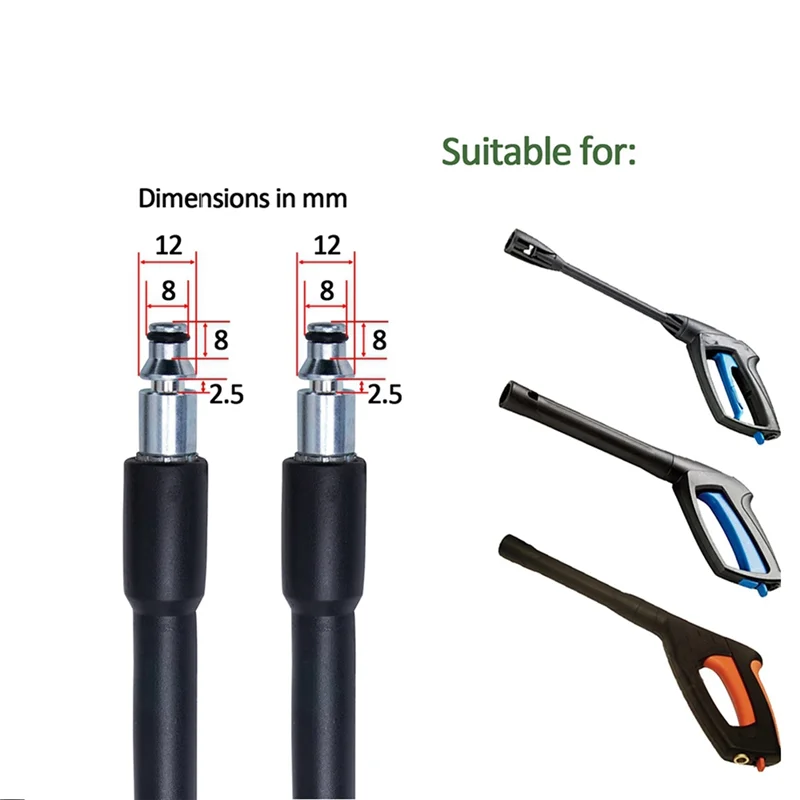 10M High Pressure Water Cleaning Hose Pipe Cord Pressure Washer Hose Car Washer Water Hose For Nilfisk STIHL Gerni-Y79A
10M High Pressure Water Cleaning Hose Pipe Cord Pressure Washer Hose Car Washer Water Hose For Nilfisk STIHL Gerni-Y79A