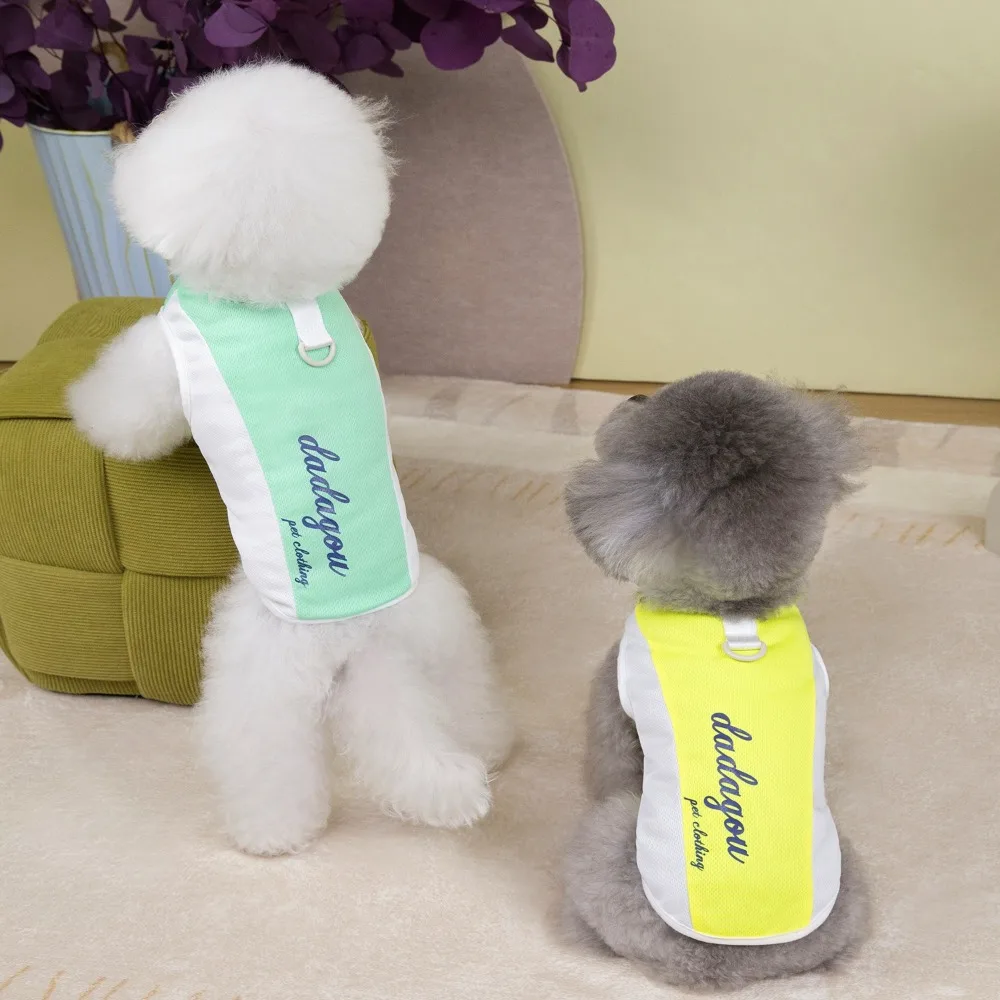 Creative Summer Thin Pet Mesh Vest Sleeveless Soft Dog Sweatshirt Breathable Comfortable Dog T-shirt Four Seasons
Creative Summer Thin Pet Mesh Vest Sleeveless Soft Dog Sweatshirt Breathable Comfortable Dog T-shirt Four Seasons