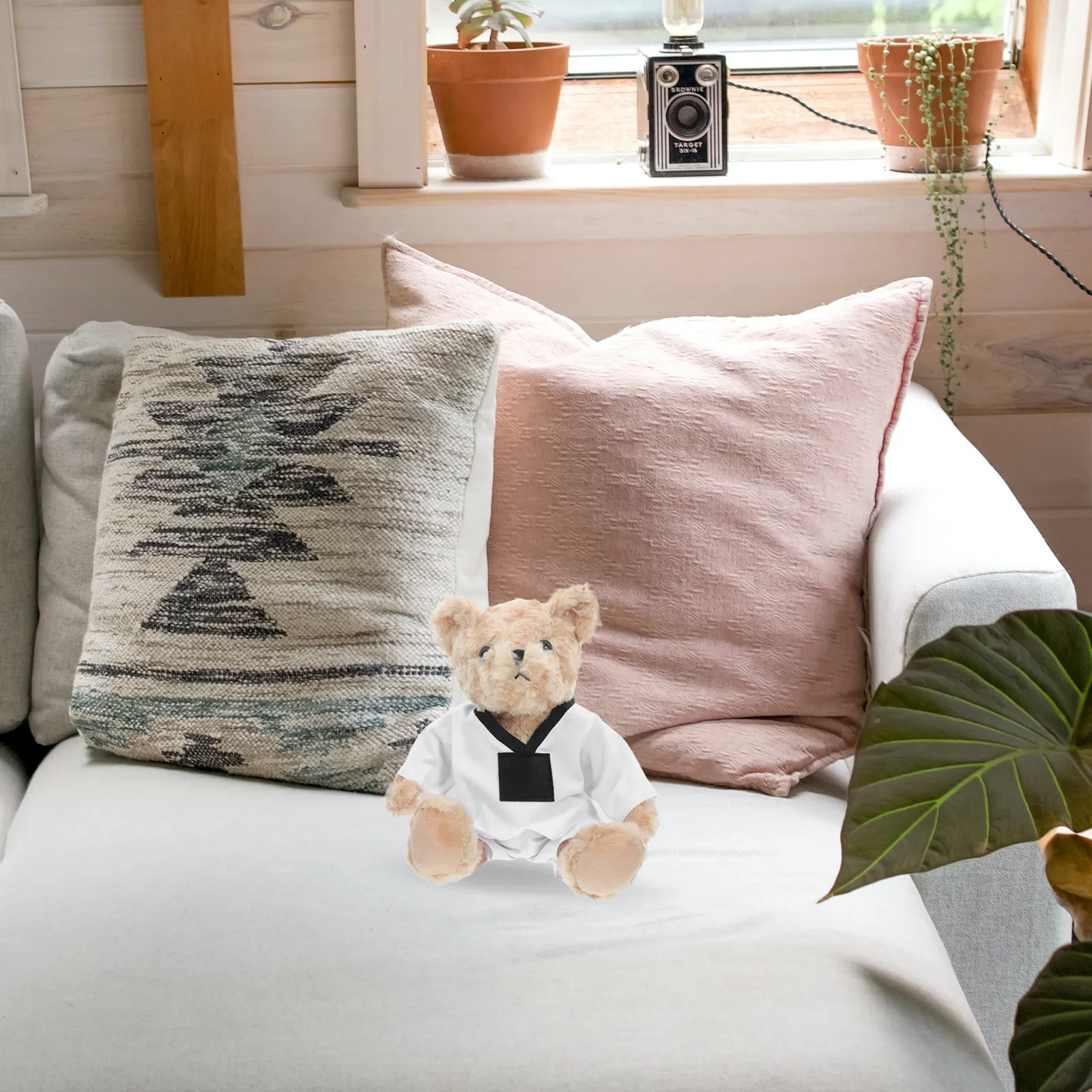 Taekwondo Bear Stuffed Animal Cute Uniform Design Comforting Hug Soft Material Bedroom Living Room Car Office Decoration
Taekwondo Bear Stuffed Animal Cute Uniform Design Comforting Hug Soft Material Bedroom Living Room Car Office Decoration