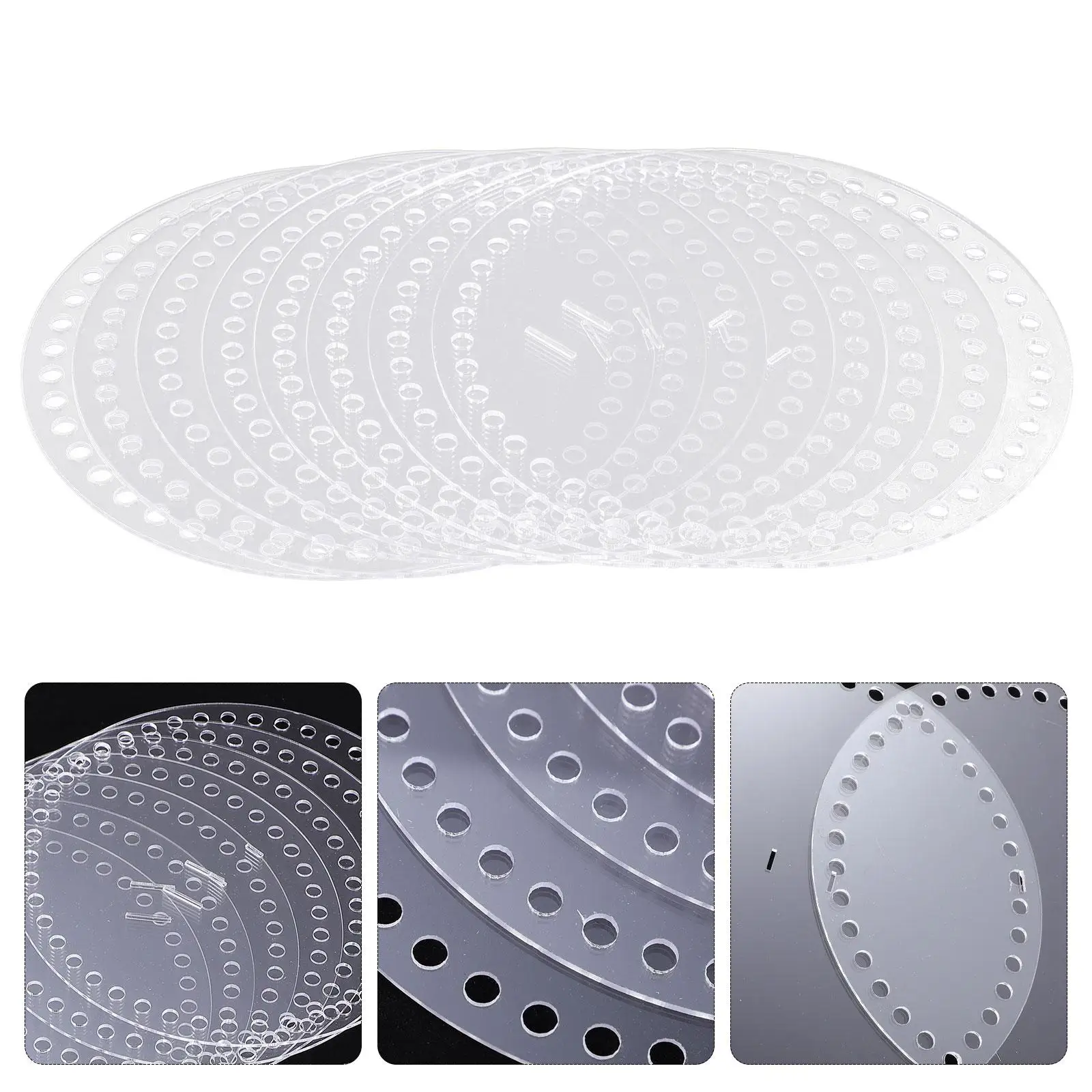 8pcs Acrylic Sheet Accessories Transparent Braided Bag Material Weaving Parts H made Craft Pouch Decorative Plates
8pcs Acrylic Sheet Accessories Transparent Braided Bag Material Weaving Parts H made Craft Pouch Decorative Plates