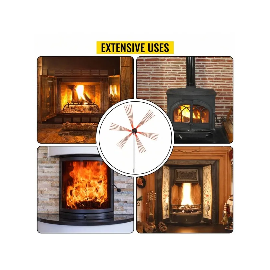 Chimney Sweep Kit 20~30FT Length, Chimney Brush Kit With 6~9 Nylon Flexible Rods, Rotary Chimney Cleaning Kit Driven By Drill,
Chimney Sweep Kit 20~30FT Length, Chimney Brush Kit With 6~9 Nylon Flexible Rods, Rotary Chimney Cleaning Kit Driven By Drill,