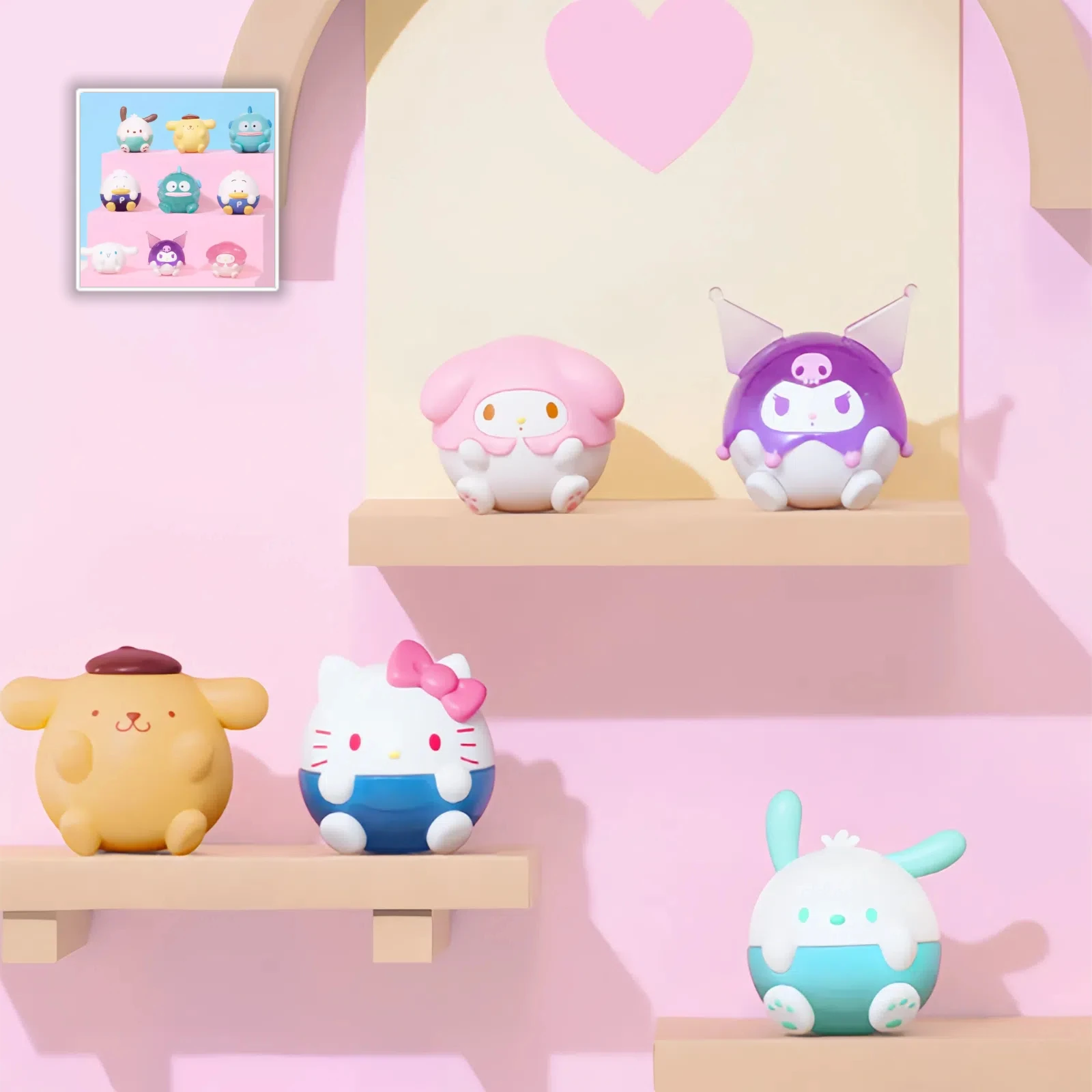 Подлинная круглая и круглая серия Kawaii Sanrio, виниловая плюшевая глухая коробка, украшения, куклы, фанаты, детская игрушка в подарок на день рождения
Подлинная круглая и круглая серия Kawaii Sanrio, виниловая плюшевая глухая коробка, украшения, куклы, фанаты, детская игрушка в подарок на день рождения
