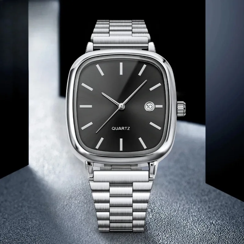 Высококачественные минималистичные квадратные модные часы для деловых женщин, металлические часы с цепочкой из нержавеющей стали, многосценные часы с календарем
Высококачественные минималистичные квадратные модные часы для деловых женщин, металлические часы с цепочкой из нержавеющей стали, многосценные часы с календарем