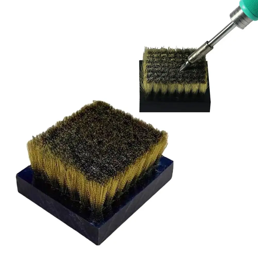 Anti-static Cleaning Wire Brush For Soldering Iron Tip Portable Clean Solder Anti Static High Temperature Soldering Tip Cle Y5S9
Anti-static Cleaning Wire Brush For Soldering Iron Tip Portable Clean Solder Anti Static High Temperature Soldering Tip Cle Y5S9