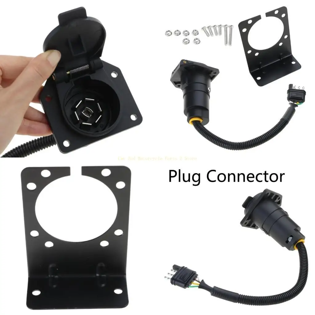 Electrician Diagnostic-tool 4-Way Flat Truck to 7-Way Blade Plug Connector
Electrician Diagnostic-tool 4-Way Flat Truck to 7-Way Blade Plug Connector