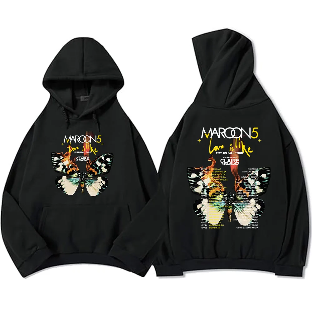 Love Is Like Tour 2025 Hoodies MAROON 5 Band Graphic Sweatshirts Long Sleeve Male Hooded Pullovers Streetwear Hip Hop Men Hoodie
Love Is Like Tour 2025 Hoodies MAROON 5 Band Graphic Sweatshirts Long Sleeve Male Hooded Pullovers Streetwear Hip Hop Men Hoodie