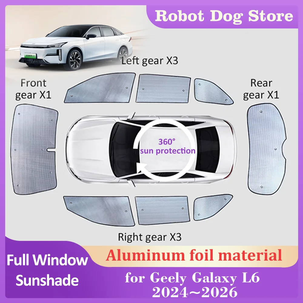 Автомобильные солнцезащитные козырьки для Geely Galaxy L6 2024~2026 2025, солнцезащитные козырьки на окна крыши, шторки на лобовое стекло, аксессуары для люка 
Автомобильные солнцезащитные козырьки для Geely Galaxy L6 2024~2026 2025, солнцезащитные козырьки на окна крыши, шторки на лобовое стекло, аксессуары для люка