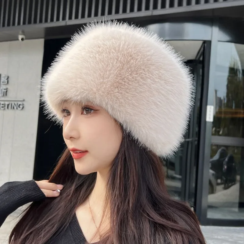 Winter Faux Fur Hat Fashion Faux Fox Fur Cold-Proof Hat Luxury Fluffy Fur Hat Russians Wind Snow Hat Warm Ear Protection Hats
Winter Faux Fur Hat Fashion Faux Fox Fur Cold-Proof Hat Luxury Fluffy Fur Hat Russians Wind Snow Hat Warm Ear Protection Hats