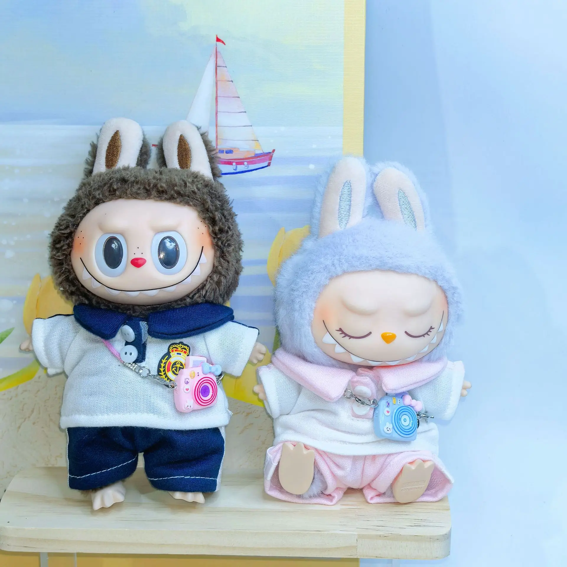 17cm Labubu I II Idol Dolls Fresh Student Style Suit Cute Mini Plush Doll'S Clothes Korea Kpop Exo Idol Dolls DIY Accessories
17cm Labubu I II Idol Dolls Fresh Student Style Suit Cute Mini Plush Doll'S Clothes Korea Kpop Exo Idol Dolls DIY Accessories