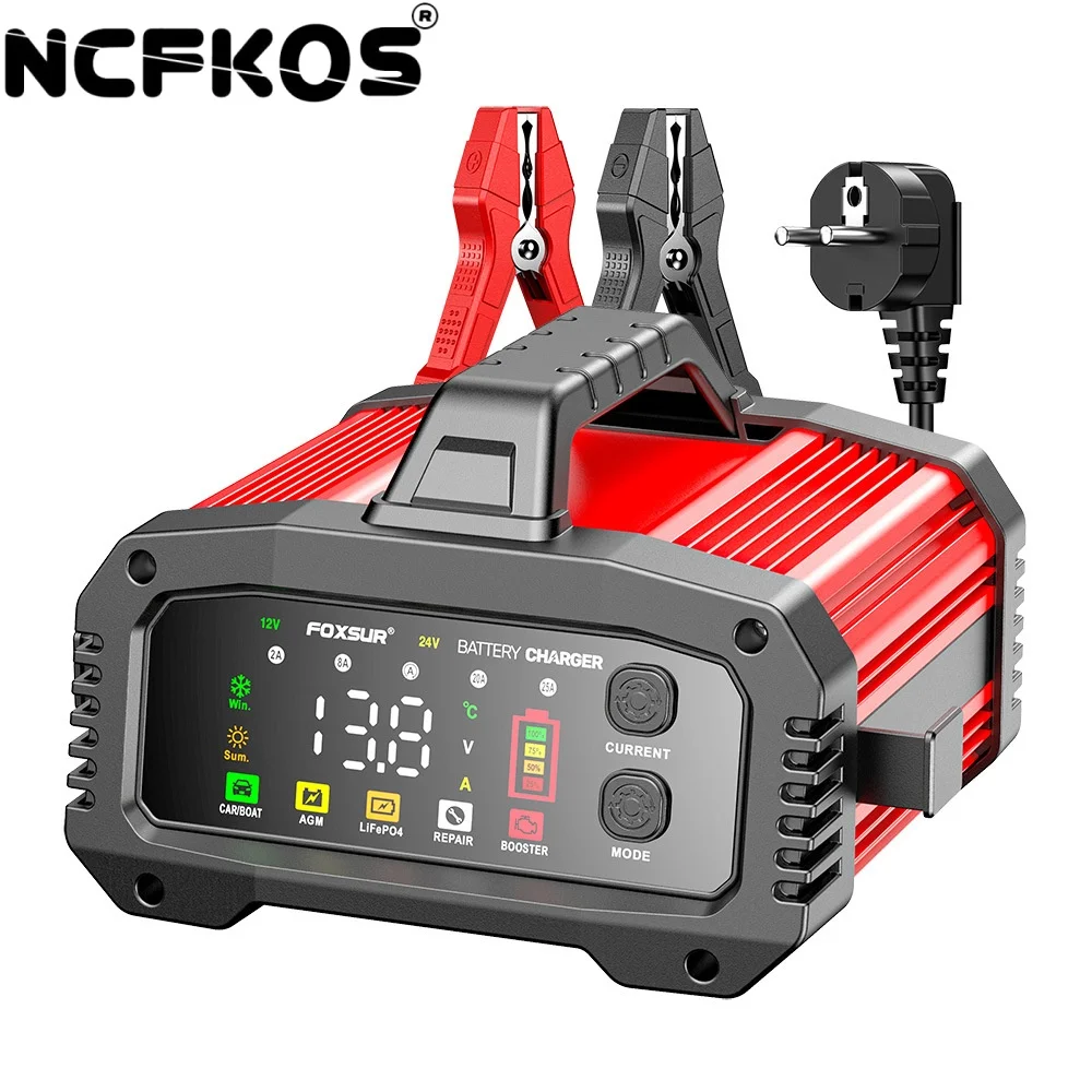 NCFKOS FPT-250 12V/25A&24V/15A Smart Car Battery Charger Automobile Battery Repair Machine Tester
NCFKOS FPT-250 12V/25A&24V/15A Smart Car Battery Charger Automobile Battery Repair Machine Tester
