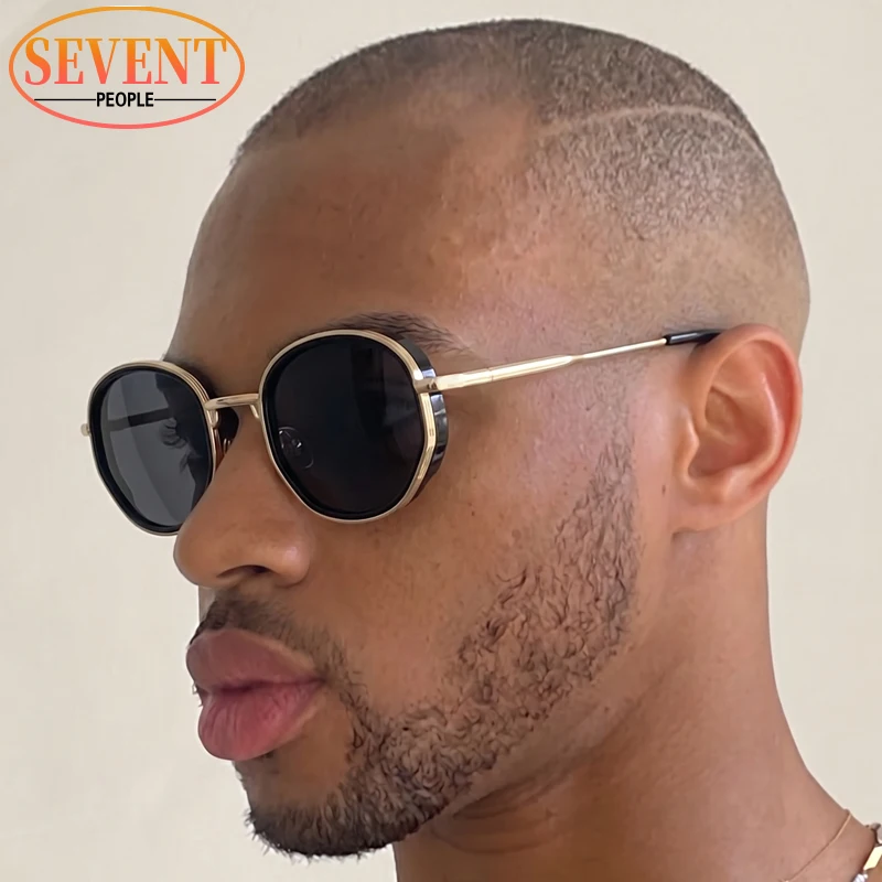 Vintage Steampunk Octagon Sunglasses Men 2026 Luxury Designer Round Metal Frame Hip Hop Sun Glasses For Male Eyewear Shades
Vintage Steampunk Octagon Sunglasses Men 2026 Luxury Designer Round Metal Frame Hip Hop Sun Glasses For Male Eyewear Shades