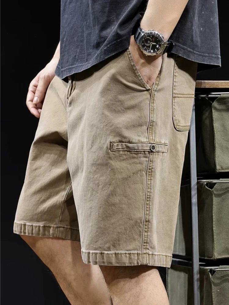Men's Streetwear Denim Cargo Shorts 2026 New Summer Loose Fit Casual Five Pocket Jean Shorts Plus Size American Style
Men's Streetwear Denim Cargo Shorts 2026 New Summer Loose Fit Casual Five Pocket Jean Shorts Plus Size American Style