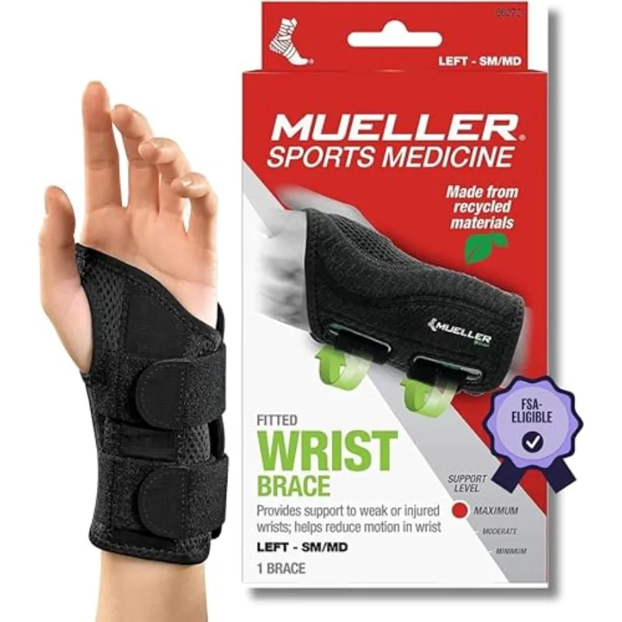Sports Medicine Green Fitted Wrist Brace for Men and Women, Wrist Pain Relief Support, Ideal for Carpal Tunnel, Tendonitis, Art
Sports Medicine Green Fitted Wrist Brace for Men and Women, Wrist Pain Relief Support, Ideal for Carpal Tunnel, Tendonitis, Art