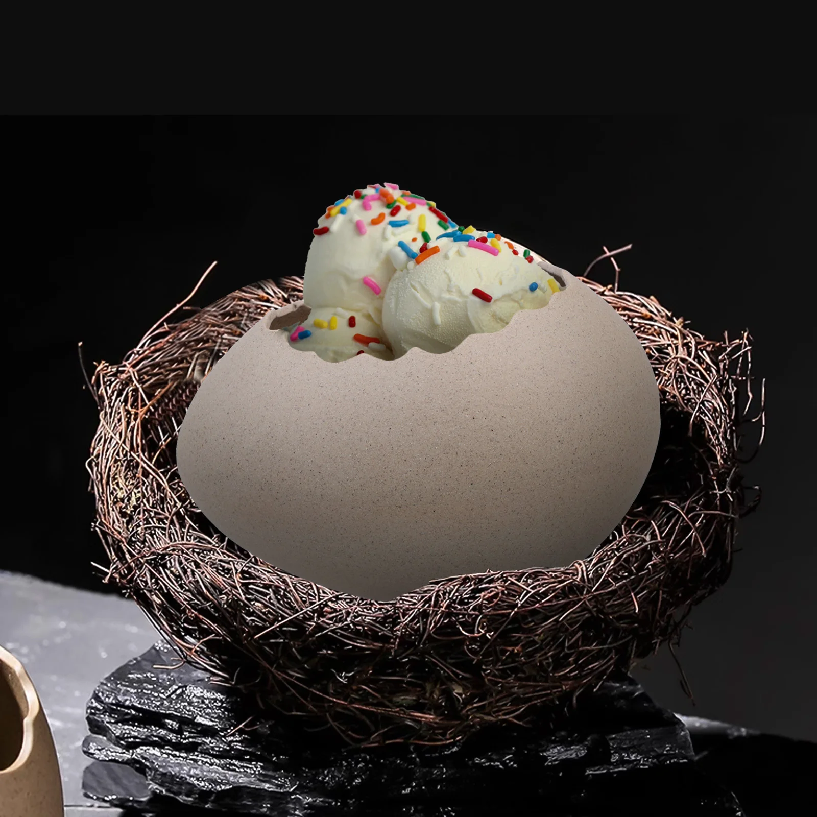 Shaped Dessert Bowl Creative Ceramic Storage Container for Flowers Ice Cream Pastry Holder Dessert Holder
Shaped Dessert Bowl Creative Ceramic Storage Container for Flowers Ice Cream Pastry Holder Dessert Holder
