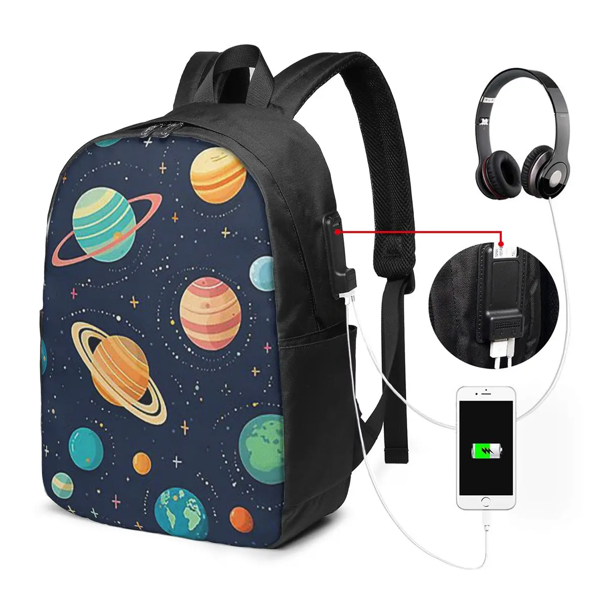 Solar System Space Planets Universe Backpack Travel Notebook Bag Computer College Student School Bag Laptop Shoulder Bags
Solar System Space Planets Universe Backpack Travel Notebook Bag Computer College Student School Bag Laptop Shoulder Bags