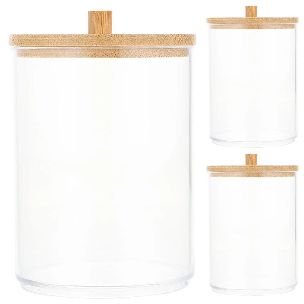 3pcs Acrylic Cotton Swab Holders Small Jars Bathroom Containers Cotton Pad Storage Box Swab Cases Pad Boxes Toothpick Boxes
3pcs Acrylic Cotton Swab Holders Small Jars Bathroom Containers Cotton Pad Storage Box Swab Cases Pad Boxes Toothpick Boxes
