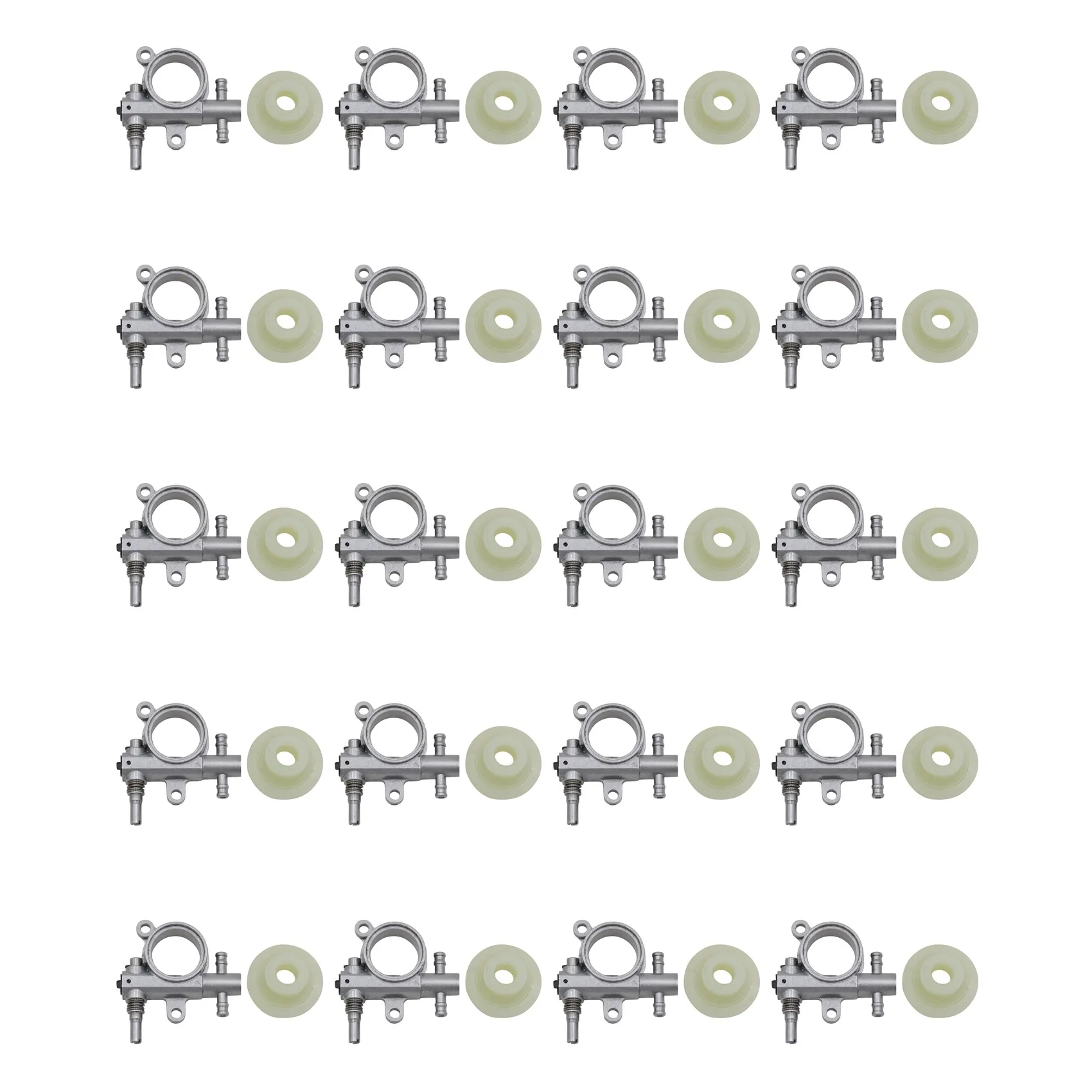 Classic-20Set 2500/3800 Chainsaw Spare Parts Chainsaw Oil Pump With Worm Drive Gear Fit For Chain Saw 25CC/38CC
Classic-20Set 2500/3800 Chainsaw Spare Parts Chainsaw Oil Pump With Worm Drive Gear Fit For Chain Saw 25CC/38CC