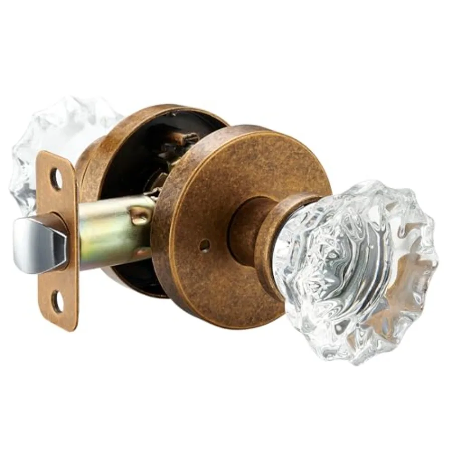 Crystal Glass Door knobs, Interior Door Lever, Locking Door Handle for Bedroom and Bathroom, Zinc Alloy
Crystal Glass Door knobs, Interior Door Lever, Locking Door Handle for Bedroom and Bathroom, Zinc Alloy