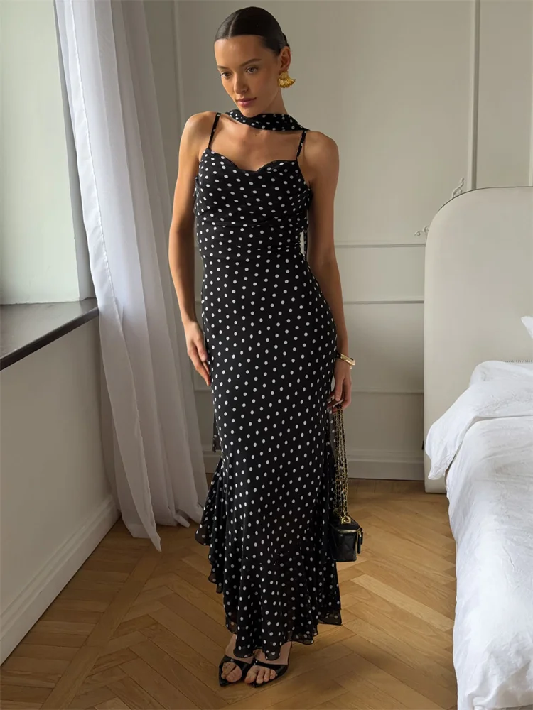 For Women Spaghetti High Waist Contrast Patchwork Party Dress Evening Female Long Dress Tossy Ruffled Fashion Elegant Maxi Dress
For Women Spaghetti High Waist Contrast Patchwork Party Dress Evening Female Long Dress Tossy Ruffled Fashion Elegant Maxi Dress