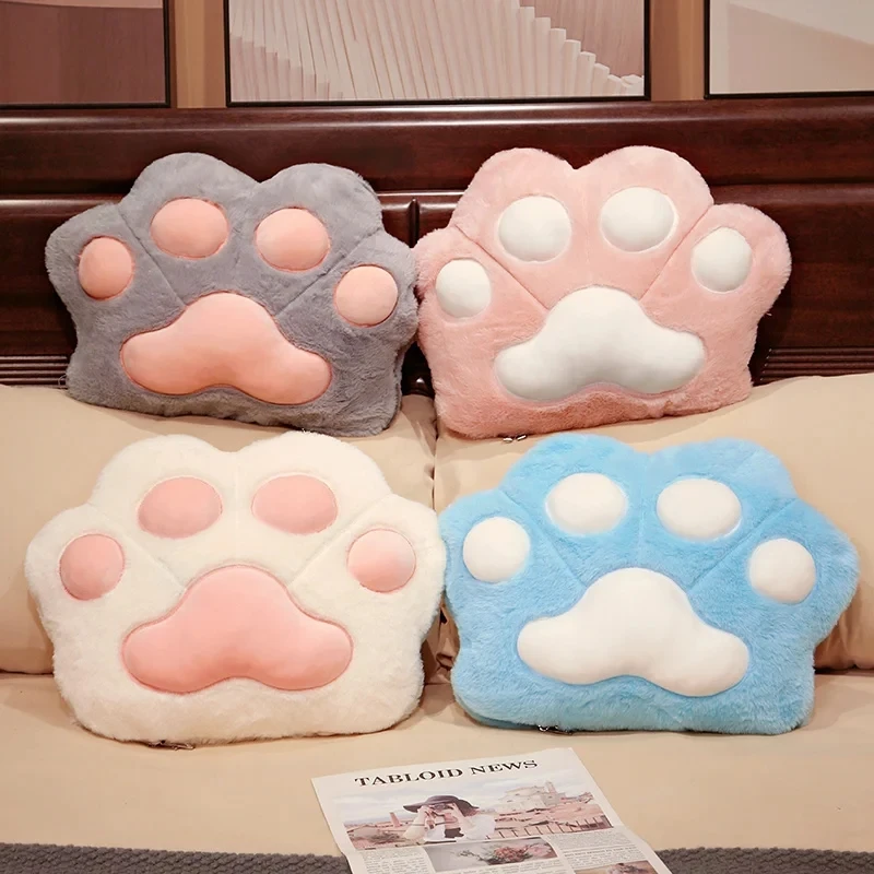 Creative Cute Cat Paw Pillow Flannel Blanket Colorful Stuffed Fuzzy Animal Cushion For Winter Warm Girl Gift Sofa Home Decor
Creative Cute Cat Paw Pillow Flannel Blanket Colorful Stuffed Fuzzy Animal Cushion For Winter Warm Girl Gift Sofa Home Decor
