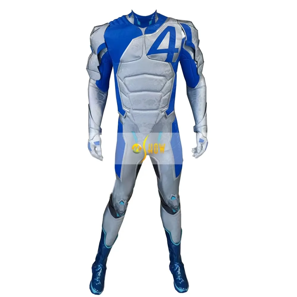 Superhero Mister Fantastic Cosplay Costume Mr Fantastic Reed Richards Costume Mens PU Leather Bodysuit Halloween Suits
Superhero Mister Fantastic Cosplay Costume Mr Fantastic Reed Richards Costume Mens PU Leather Bodysuit Halloween Suits