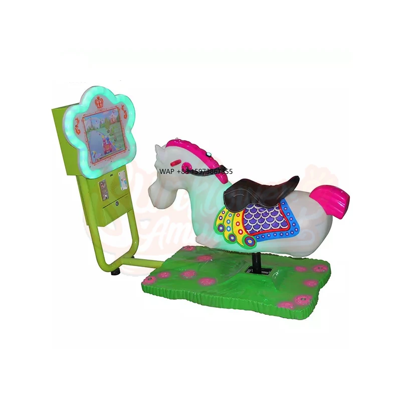Детское милое игровое оборудование для скачек с управлением монетами
Детское милое игровое оборудование для скачек с управлением монетами