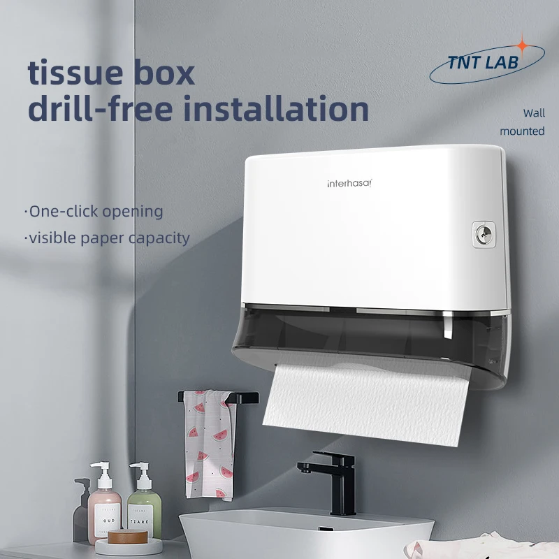 Bathroom Tissue dispenser Ecoco Tissue Box Punch Free Paper Holder Dispenser Punch Free Hand Towel Dispenser for Toilet
Bathroom Tissue dispenser Ecoco Tissue Box Punch Free Paper Holder Dispenser Punch Free Hand Towel Dispenser for Toilet