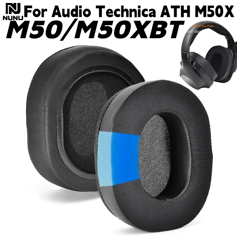 Replacement Ice gel Ear Pads Cushions For Audio Technica ATH M50X / M50 / M50XBT Headphone Soft Memory Foam Pads not stuffy
Replacement Ice gel Ear Pads Cushions For Audio Technica ATH M50X / M50 / M50XBT Headphone Soft Memory Foam Pads not stuffy