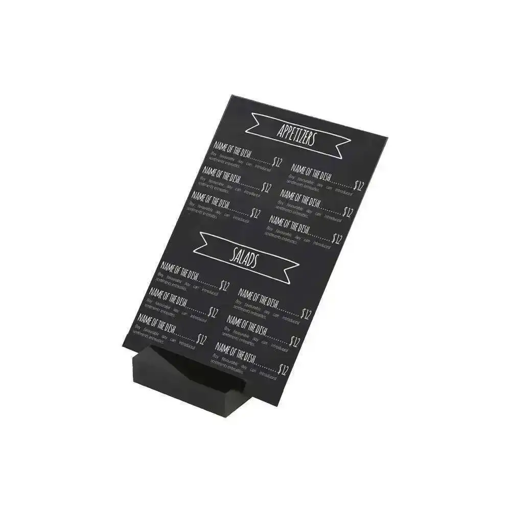 Card Board Black Chalkboard Stand Pvc Plastic Card Chalkboard Stand Sign Mini Blackboard Stand Tabletop Welcome Message Plate
Card Board Black Chalkboard Stand Pvc Plastic Card Chalkboard Stand Sign Mini Blackboard Stand Tabletop Welcome Message Plate