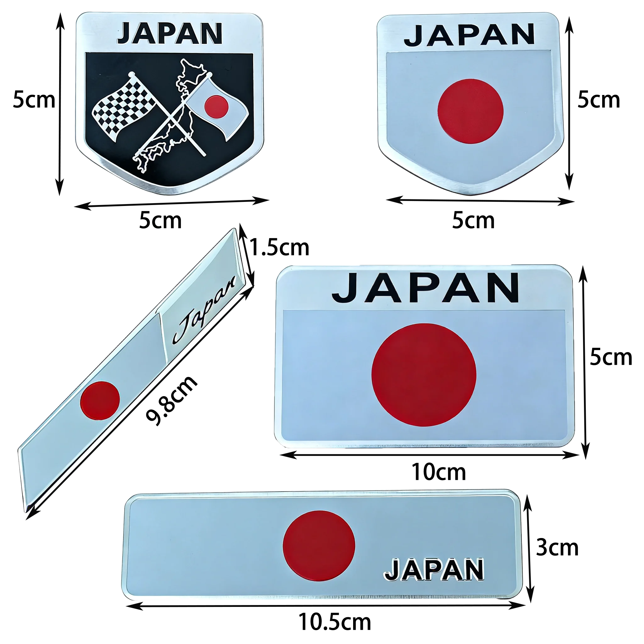 3D aluminum car sticker for Toyota Honda Suzuki Nissan Mazda Subura Lexus
3D aluminum car sticker for Toyota Honda Suzuki Nissan Mazda Subura Lexus
