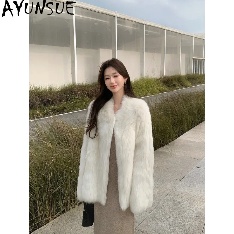 AYUNSUE Real Fur Coat Woman Korean Style Luxury Fur Jackets High Quality Tuscan Shearling Warm Winter Jacket Woman Clothes 2026
AYUNSUE Real Fur Coat Woman Korean Style Luxury Fur Jackets High Quality Tuscan Shearling Warm Winter Jacket Woman Clothes 2026