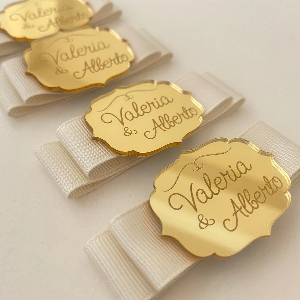 50Pcs Personalized Engraved Mirror Acrylic Custom Wedding Name Tag Label Custom Party Baby Shower Boutique Box Decoration Favor
50Pcs Personalized Engraved Mirror Acrylic Custom Wedding Name Tag Label Custom Party Baby Shower Boutique Box Decoration Favor