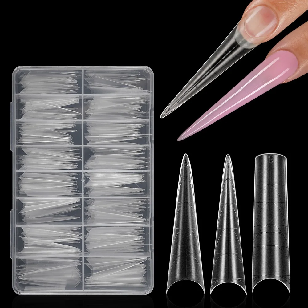 160pcs Transparent Full Cover Nails Acrylic Nail Extension Quick Building Gel Molds For Nail Gel Top Molds Builder Extension
160pcs Transparent Full Cover Nails Acrylic Nail Extension Quick Building Gel Molds For Nail Gel Top Molds Builder Extension