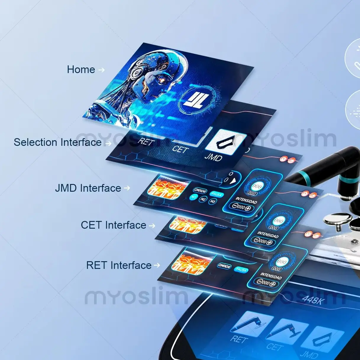 Newest Technological Advancements INDIBA 448KHZ Tecar Therapy Machine Slimming Pain Relief SPA Beauty Skin Rejuvenation
Newest Technological Advancements INDIBA 448KHZ Tecar Therapy Machine Slimming Pain Relief SPA Beauty Skin Rejuvenation