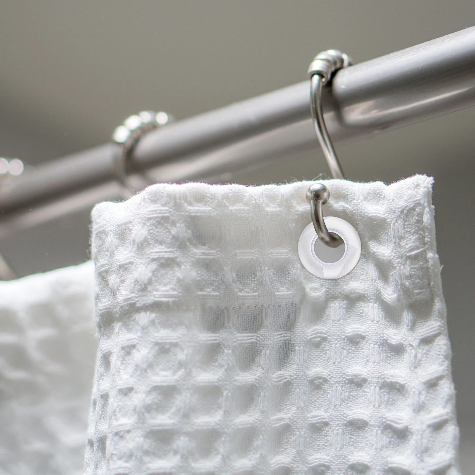 80 Pcs Perforated Rings PP Smooth Edges Curtains Draperies Silver Color Window Hanging Accessories
80 Pcs Perforated Rings PP Smooth Edges Curtains Draperies Silver Color Window Hanging Accessories