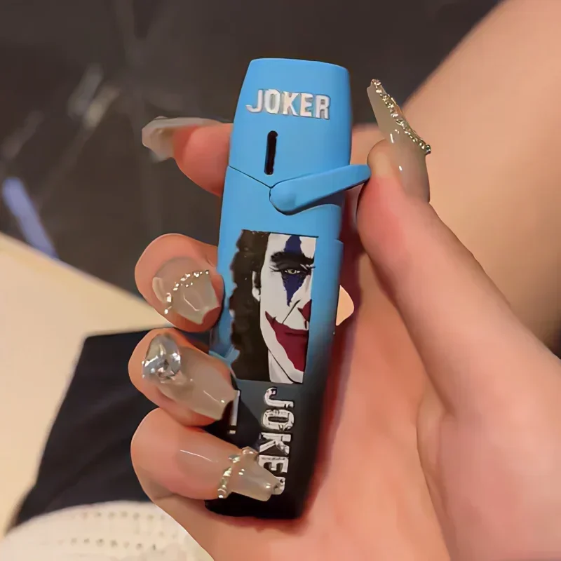 New Cartoon Gradient Rocker Arm Inflatable Lighter Windproof Jet Turbine Torch Portable Lighter for Men and Women Smoking Gifts
New Cartoon Gradient Rocker Arm Inflatable Lighter Windproof Jet Turbine Torch Portable Lighter for Men and Women Smoking Gifts
