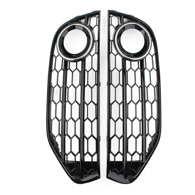 Car Fog Light Open Vent Grill Intake Cover Grille Replacement Parts 8K0807681J For A4 B8 Allroad 2010-2015 (Black & Silver)
Car Fog Light Open Vent Grill Intake Cover Grille Replacement Parts 8K0807681J For A4 B8 Allroad 2010-2015 (Black & Silver)