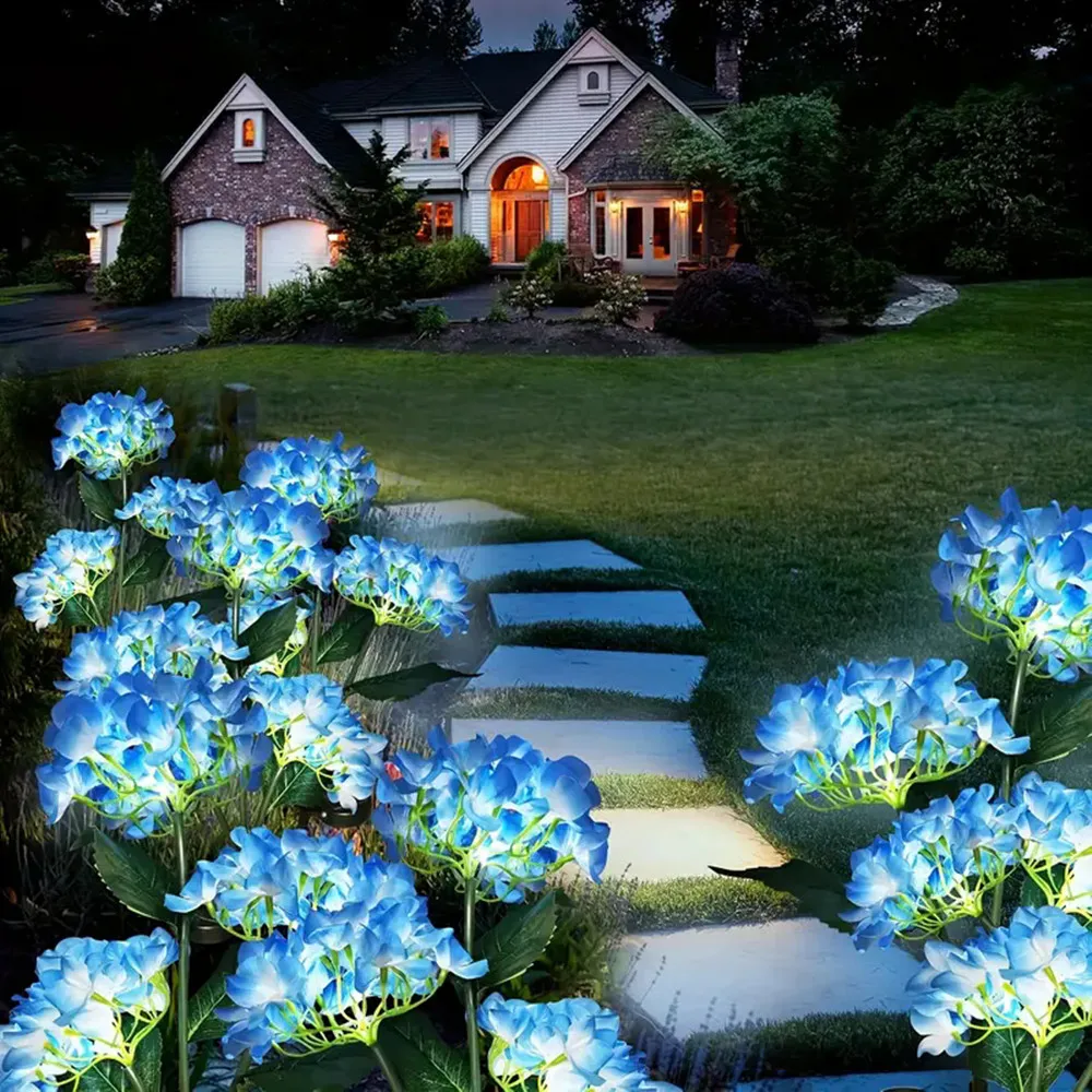 3 Head Hydrangea Rose Flower Solar Led Light Outdoor Garden Lawn Lamps for Garden Decoration Mother's Day Graduation Wedding
3 Head Hydrangea Rose Flower Solar Led Light Outdoor Garden Lawn Lamps for Garden Decoration Mother's Day Graduation Wedding