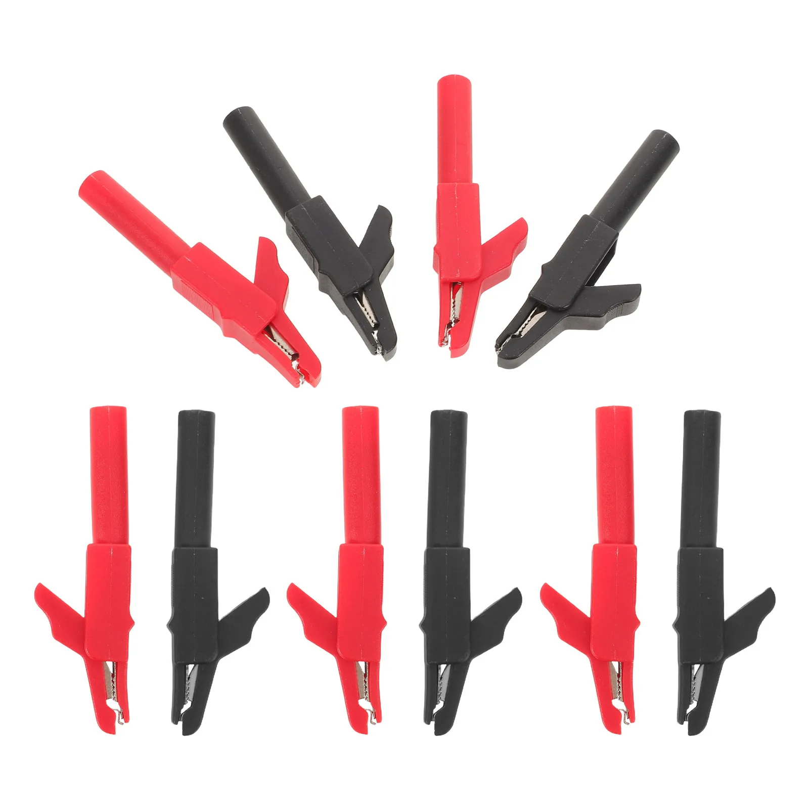 Набор из 10 изолированных зажимов для мультиметра: клеммы-бананы, зажимы-крокодилы, измерительные провода для мультиметра
Набор из 10 изолированных зажимов для мультиметра: клеммы-бананы, зажимы-крокодилы, измерительные провода для мультиметра