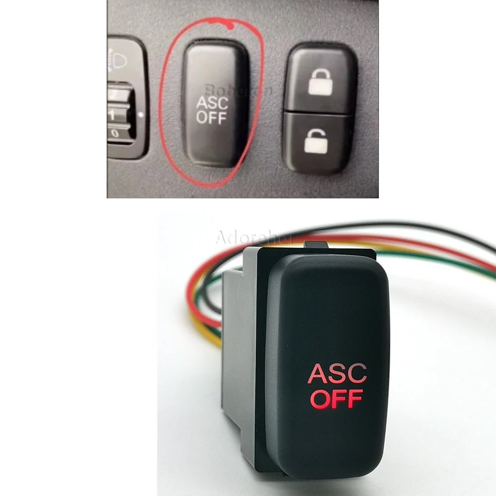 Red LED Light Car ASC OFF Switch Button With Wire For Mitsubishi Pajero V73 V93 Lancer Outlander ASX L200
Red LED Light Car ASC OFF Switch Button With Wire For Mitsubishi Pajero V73 V93 Lancer Outlander ASX L200