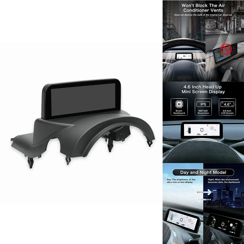 Digital Instrument Cluster HUD For Tesla Model 3/Y Accessories Steering Wheel Screen Power Speed Display Meter
Digital Instrument Cluster HUD For Tesla Model 3/Y Accessories Steering Wheel Screen Power Speed Display Meter