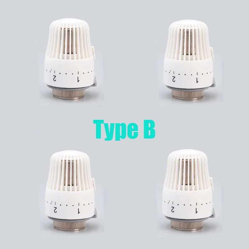 4pcs Thermostatic Head M30*1.5mm Threaded Thermostatic Radiator Valve Heating Temperature Control Valve With Anti-freeze Protect
4pcs Thermostatic Head M30*1.5mm Threaded Thermostatic Radiator Valve Heating Temperature Control Valve With Anti-freeze Protect