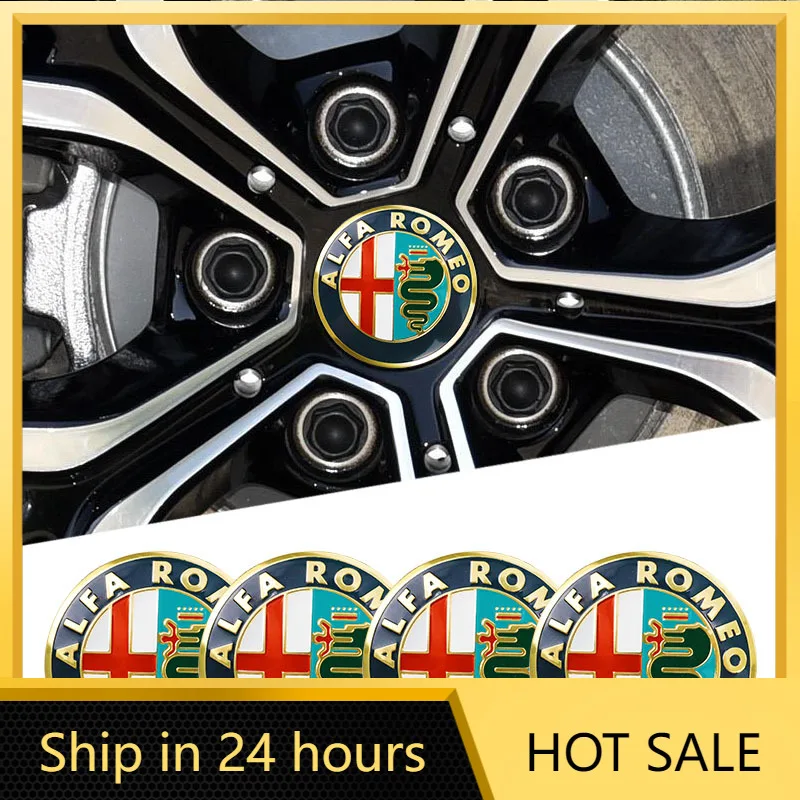 Car Stickers 4pcs 56mm Car Wheel Center Hub Cap Stickers For Alfa Romeo 4C 159 Spider Giulietta Giulia GT Tonale Mito Car Stylin
Car Stickers 4pcs 56mm Car Wheel Center Hub Cap Stickers For Alfa Romeo 4C 159 Spider Giulietta Giulia GT Tonale Mito Car Stylin
