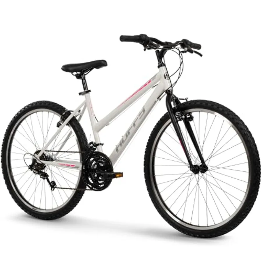 Mountain bike for all-terrain use, hi-ten steel frame, black, durable with 15-speed twist shifter and linear-pull brakes
Mountain bike for all-terrain use, hi-ten steel frame, black, durable with 15-speed twist shifter and linear-pull brakes