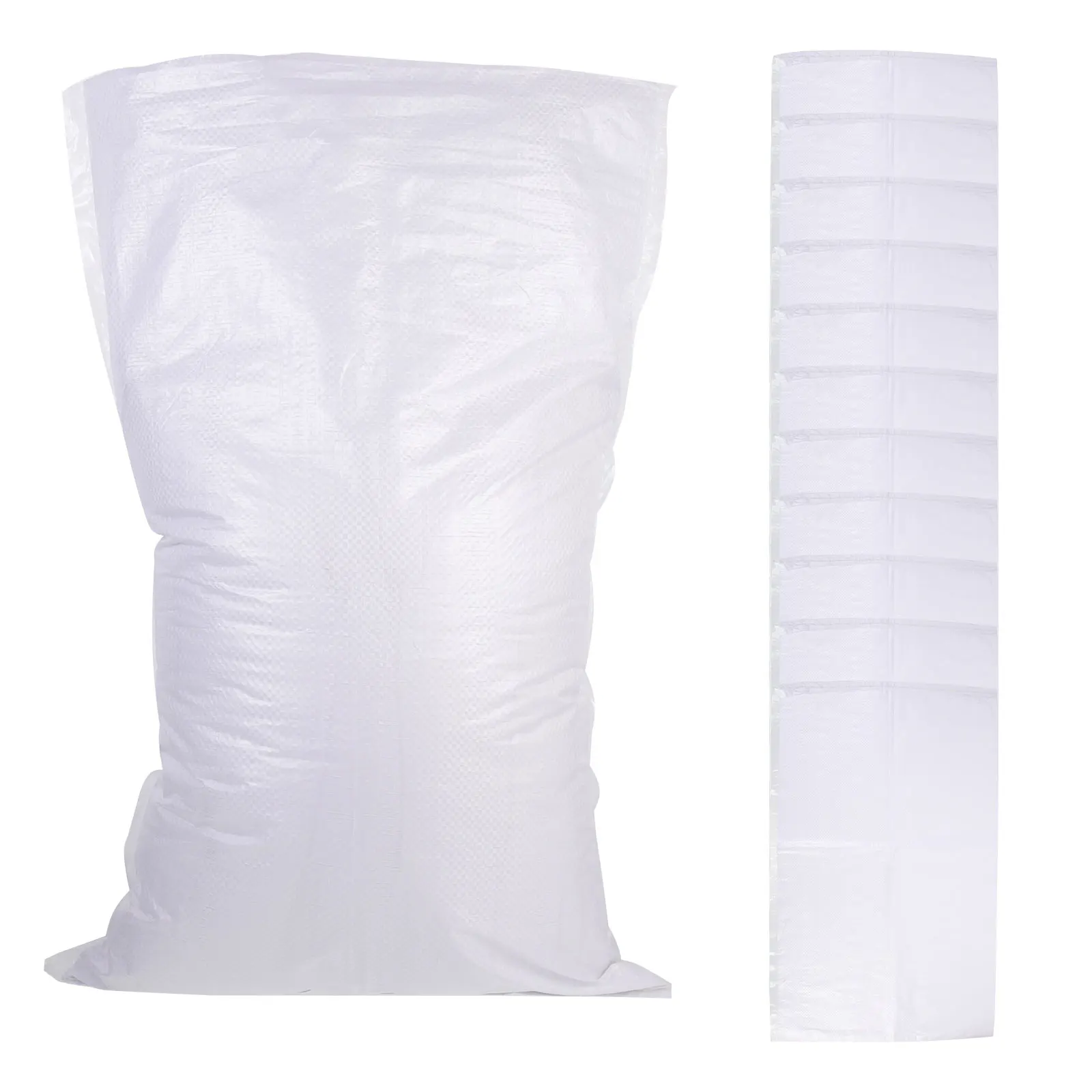 16 Pcs White Coated Woven Bags 35x60cm Waterproof Sandbags for Flooding Protection Heavy Duty Flood Barriers Dustproof Practical
16 Pcs White Coated Woven Bags 35x60cm Waterproof Sandbags for Flooding Protection Heavy Duty Flood Barriers Dustproof Practical