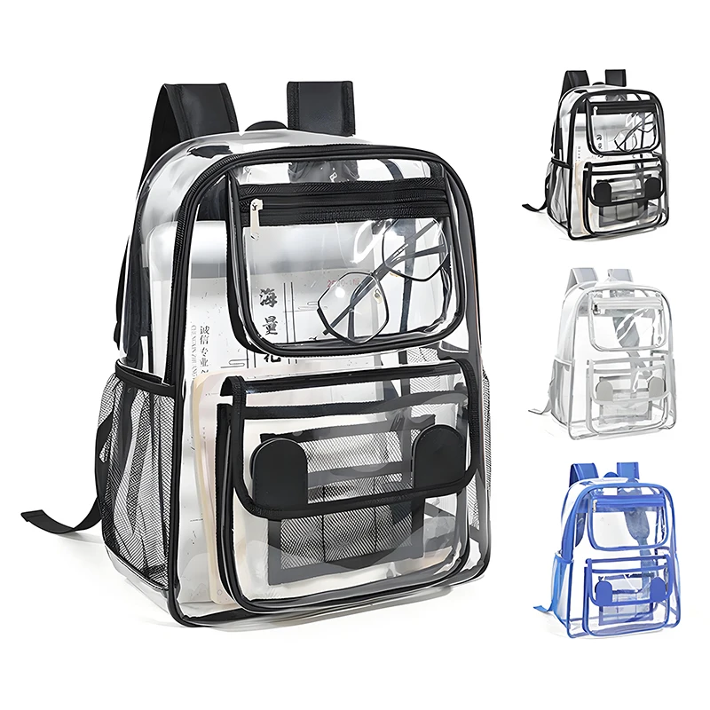 Прозрачный рюкзак, прозрачная сумка для хранения, студенческая сумка для книг, карманная сумка для хранения, прозрачная рабочая школа
Прозрачный рюкзак, прозрачная сумка для хранения, студенческая сумка для книг, карманная сумка для хранения, прозрачная рабочая школа